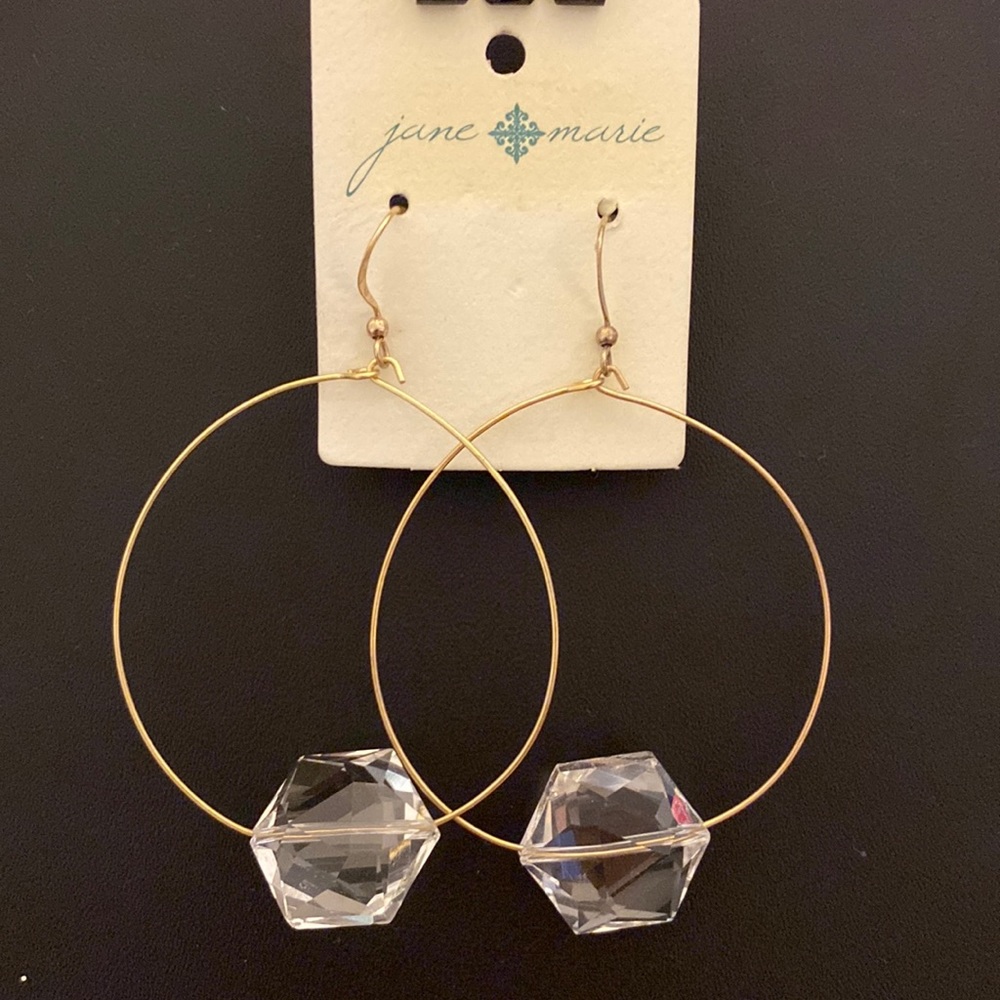 Jane Marie Gold Hoop Earrings